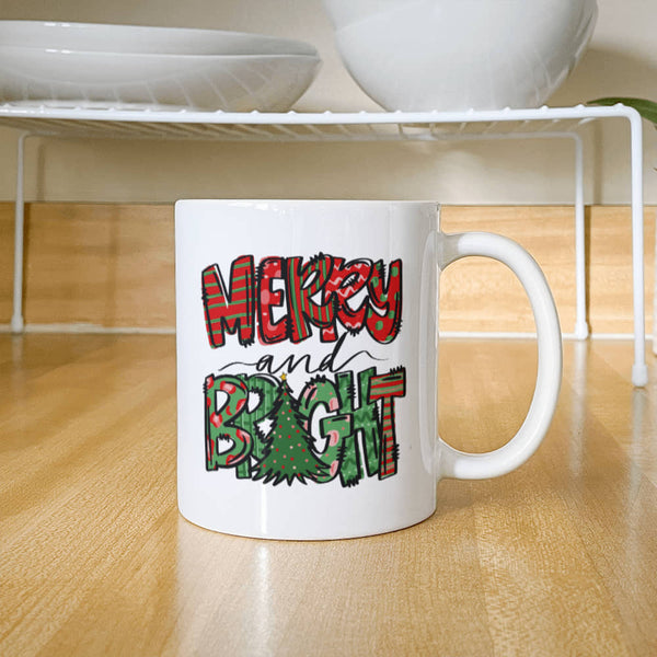 Merry And Bright  | ceramic mug