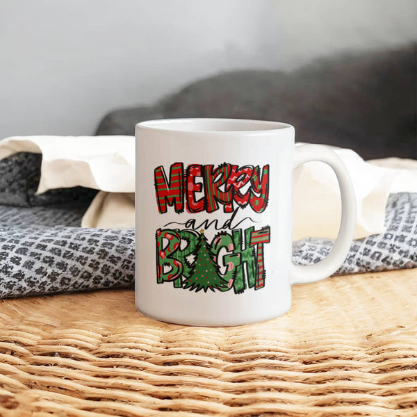 Merry And Bright  | ceramic mug