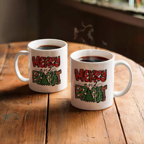 Merry And Bright  | ceramic mug