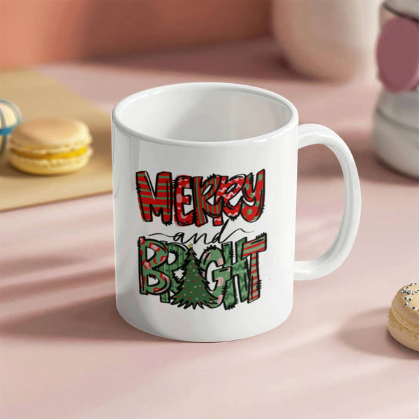 Merry And Bright  | ceramic mug