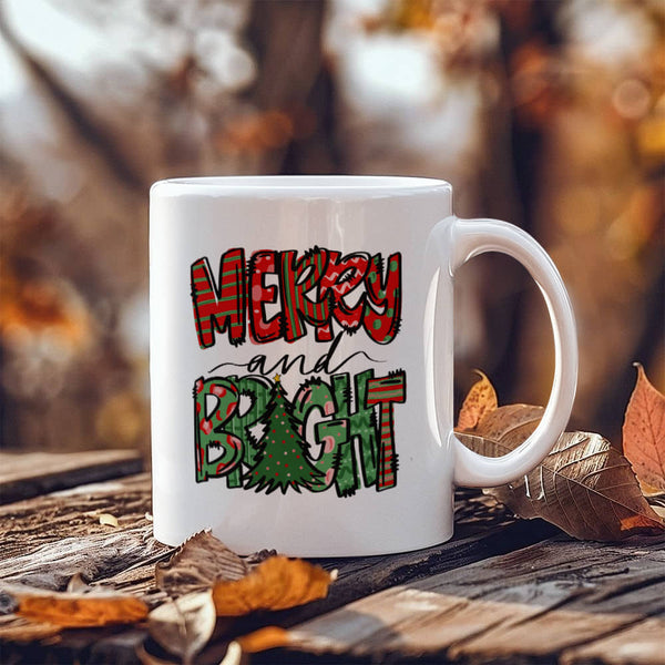 Merry And Bright  | ceramic mug