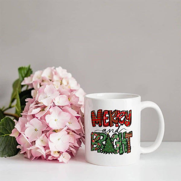 Merry And Bright  | ceramic mug