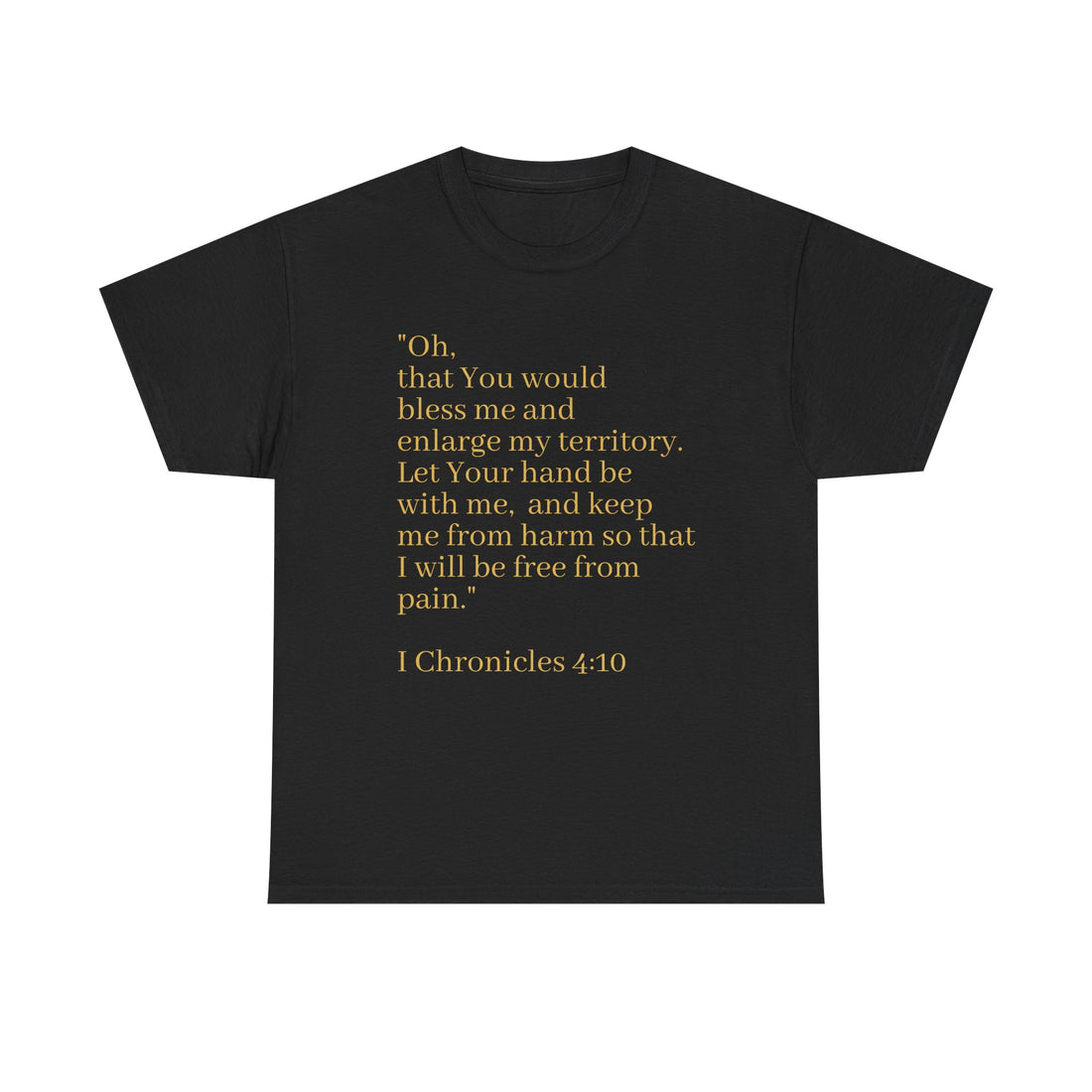Prayer of Jabez Tee — 1 Chronicles 4:10 Inspirational Scripture Tee