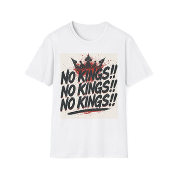 No Kings Graphic T-Shirt — Punk Rebellion Streetwear Tee