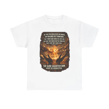 Christian Prayer T-Shirt — "So God Granted Him What He Requested" Inspirational Faith Tee