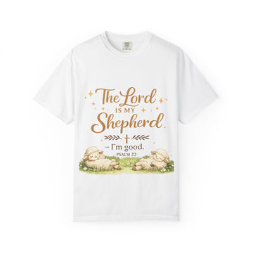 The Lord Is My Shepherd T-Shirt — Psalm 23 Lambs Christian Tee