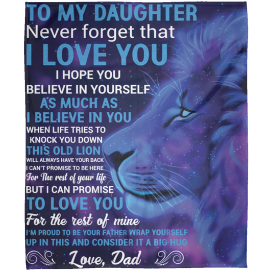 To My Daughter | Fleece Blanket